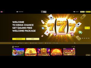 Kings Chance Casino website screenshot