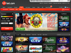 LSbet Casino website screenshot