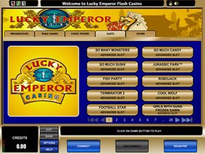 Lucky Emperor Casino software screenshot