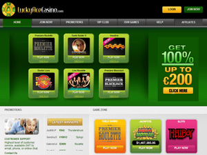 Lucky Ace Casino website screenshot