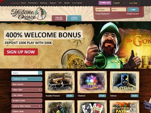 Madame Chance Casino website screenshot