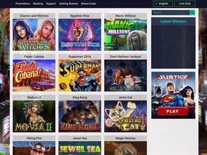 Magik Casino software screenshot