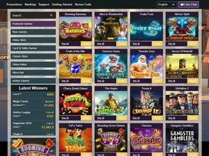 MrJames Casino software screenshot