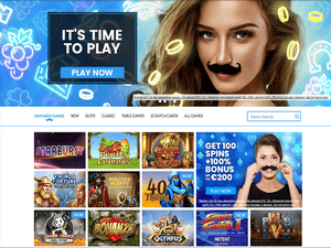 Mr Play Casino website screenshot