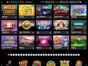 MyJackpot Casino software screenshot