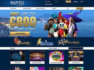 Napoli Casino website screenshot
