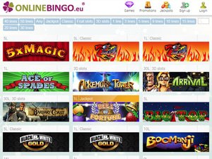 Online Bingo Casino software screenshot