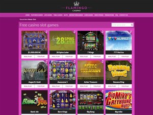 Royal Flamingo Casino software screenshot