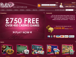 Casino Ardente website screenshot