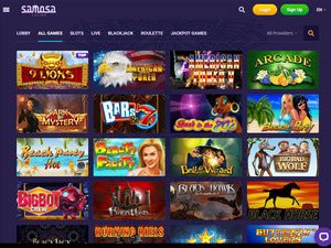 Samosa Casino software screenshot