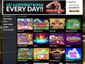 Secret Slots Casino software screenshot