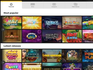 ShadowBet Casino software screenshot