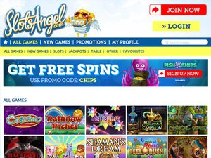 Slots Angel Casino software screenshot