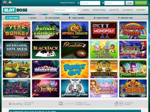 Slot Boss Casino software screenshot