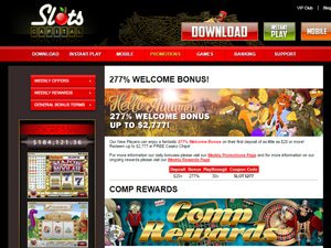 Slots Capital Casino software screenshot