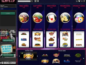 Slots.lv software screenshot