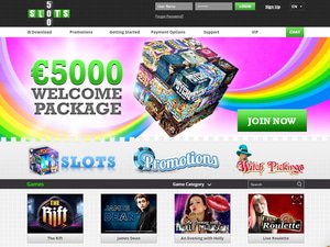 Slots500 Casino website screenshot