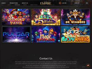 Slots Empire software screenshot