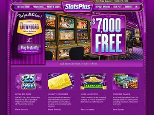 Slots Plus website screenshot