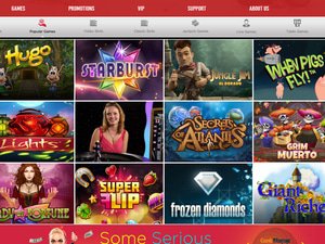 Spinit Casino software screenshot