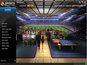 Sports Interaction Casino software screenshot