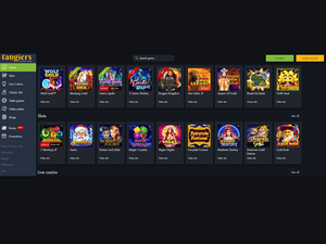 Tangiers Casino software screenshot