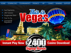 This Is Vegas Casino website screenshot