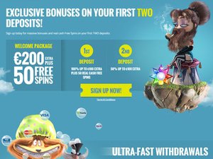 Thrills Casino software screenshot