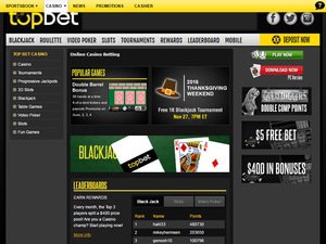TopBet website screenshot