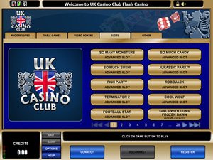 Uk Club Casino software screenshot
