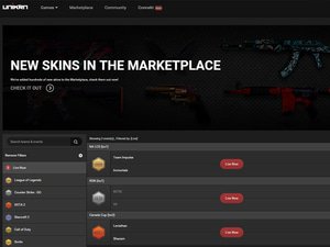 Unikrn Casino website screenshot