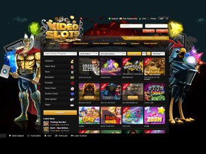 Videoslots Casino software screenshot