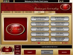 Villento Casino software screenshot