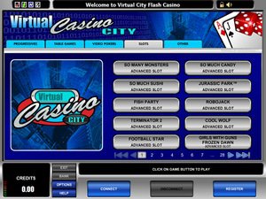 Virtual City Casino software screenshot
