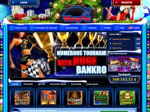 Vulkan Games Casino website screenshot
