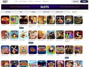 Wink Slots Casino software screenshot