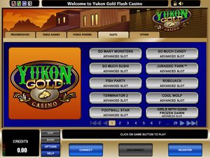 Yukon Gold Casino software screenshot