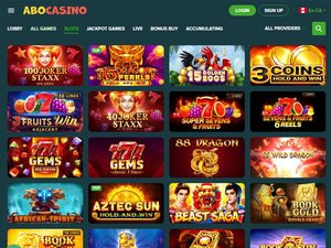 Abo Casino software screenshot
