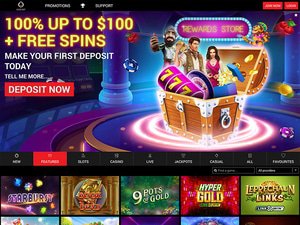 Aced Bet Casino website screenshot