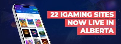 alberta igaming market launches with 22 sites