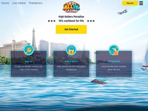 All In Casino website screenshot