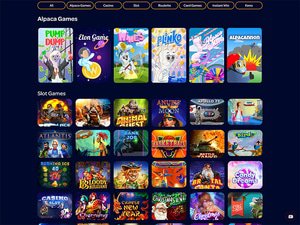 Alpa Casino software screenshot