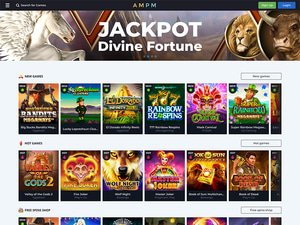 AMPM Casino website screenshot