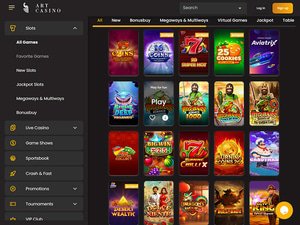 Art Casino software screenshot