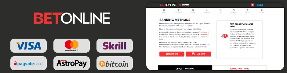 Bet Online banking