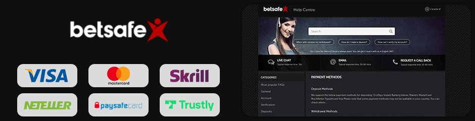 Betsafe Casino banking