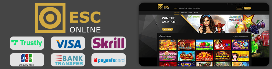 ESC Online Casino banking