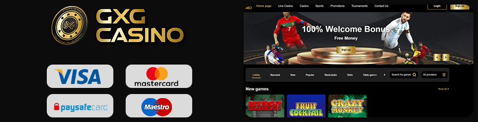 GXGBet Casino banking
