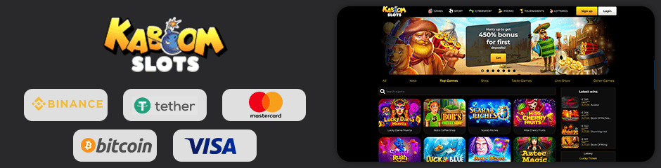 Kaboom Slots Casino banking