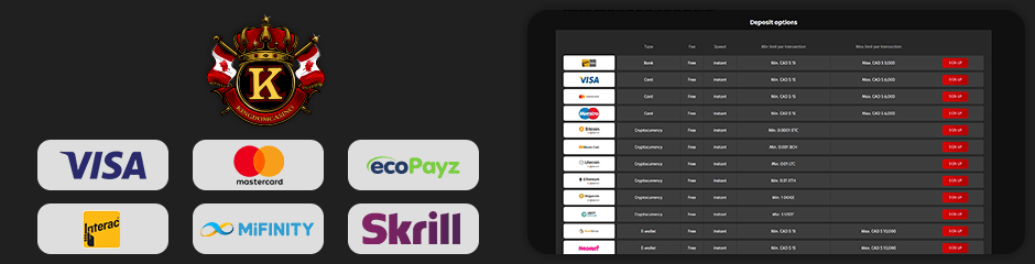 Casino Kingdom banking